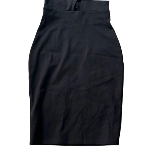 TEN by Babaton black dress cross straps halter size Odeon Dress xs - Picture 2 of 8